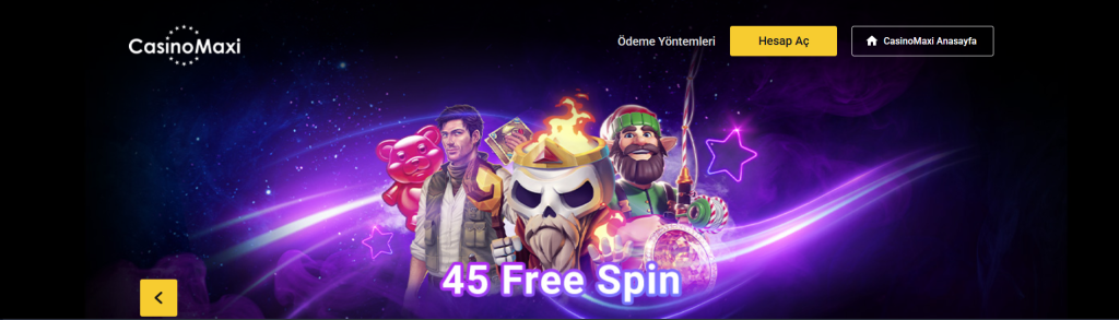 casinomaxi free spin