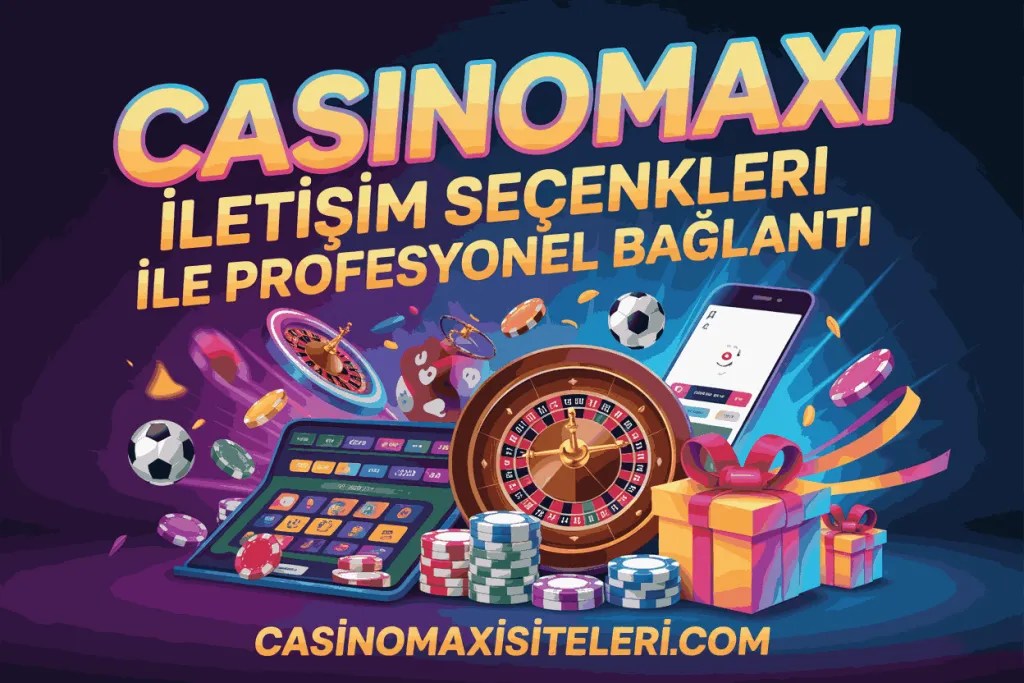 casinomaxi iletisim secenekleri ile profesyonel baglanti