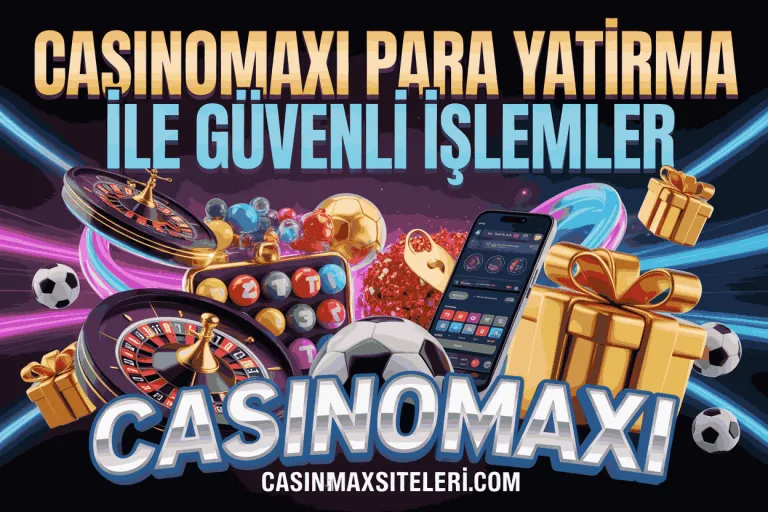 casinomaxi para yatirma yontemleri ile guvenli islemler