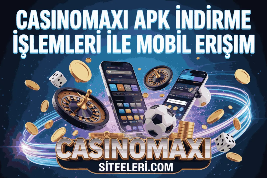 casinomaxi apk indirme islemleri ile mobil erisim