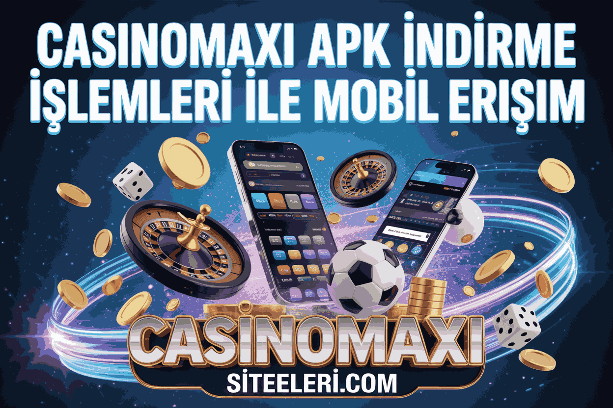 casinomaxi apk indirme islemleri ile mobil erisim