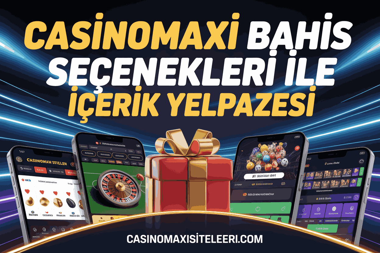 casinomaxi bahis secenekleri ile icerik yelpazesi