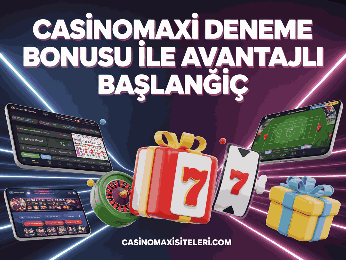 casinomaxi deneme bonusu ile avantajli baslangic