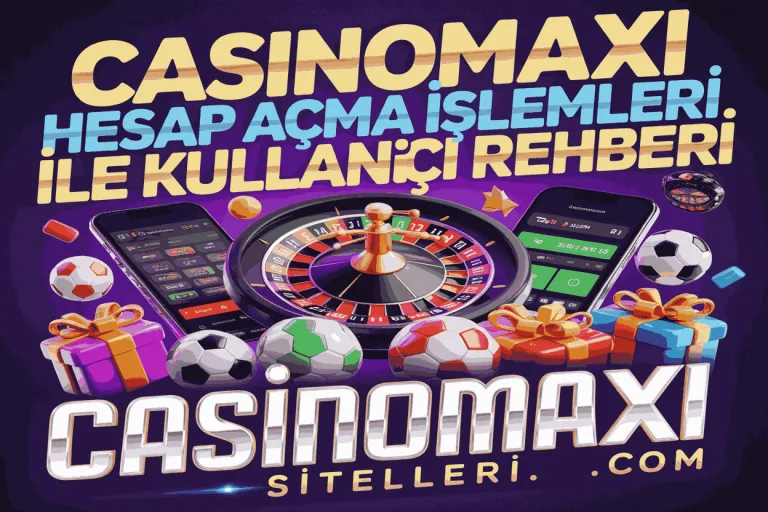 casinomaxi hesap acma islemleri ile kullanici rehberi