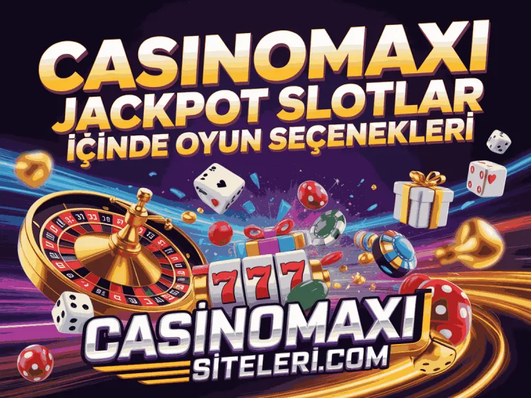 casinomaxi jackpot slotlar icinde oyun secenekleri