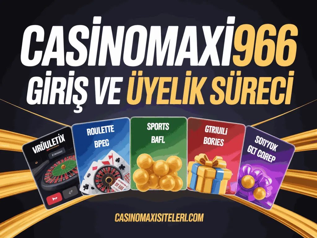 casinomaxi966 giris ve uyelik sureci